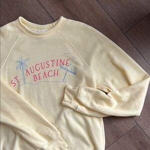 Yellow St. Augustine Beach Sweatshirt